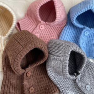 Groothandel Koreaanse Ins Huisdier Warme Trui Gebreide Muts Herfst Winter Schattige Gebreide Kat Kleine Hond Gehaakte Handgebreide Hondenhoed - Product Image 2