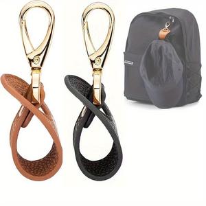 Clips de chapeau en cuir PU suspendus pince de chapeau de Baseball de Golf pour adultes boucle d'été sangle de chapeau support de stockage de gant - Product Image 2