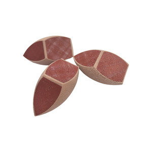 2025 nueva moda emulational huella dactilar cuero multicolor maquillaje esponja maquillaje licuadora - Product Image 6