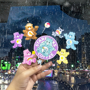 Teddy Tùy Chỉnh Vỏ Trứng Dán An Ninh Logo Graffiti DIY Dính Vinyl Phá <span class=keywords><strong>Holographic</strong></span> Đầy Màu Sắc - Product Image 6