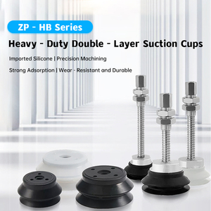 Heavy Duty Borracha De Silicone Ventosa A Vácuo Levantador De Vidro Temperatura Resistente 32 40 50 63 80 100 125mm Produtos De Borracha - Product Image 2