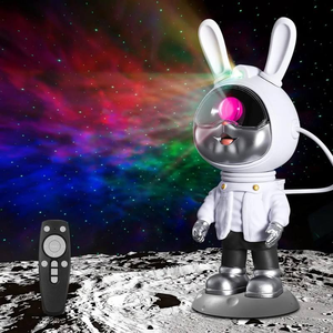 Lampe de Projection Ciel Étoilé Wolongmountain Lapin Astronaute pour Enfants, Veilleuse Ambiance Étoilée à 360 Degrés - Product Image 2