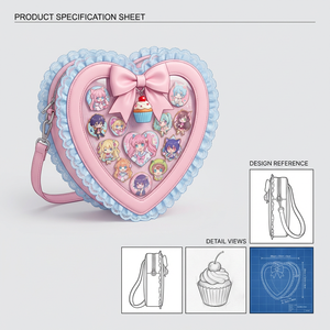 <span class=keywords><strong>Sac</strong></span> à dos Ita Bag personnalisé, vert, motif cactus tendance et adorable, polyvalent, en <span class=keywords><strong>cuir</strong></span> grainé, avec porte-épingles, pour anime et usage quotidien - Product Image 4