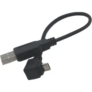 0.25M Fabriek Fabricage Micro Naar Usb Een Kabel, Schuine 90 Graden Data Usb Otg Kabel