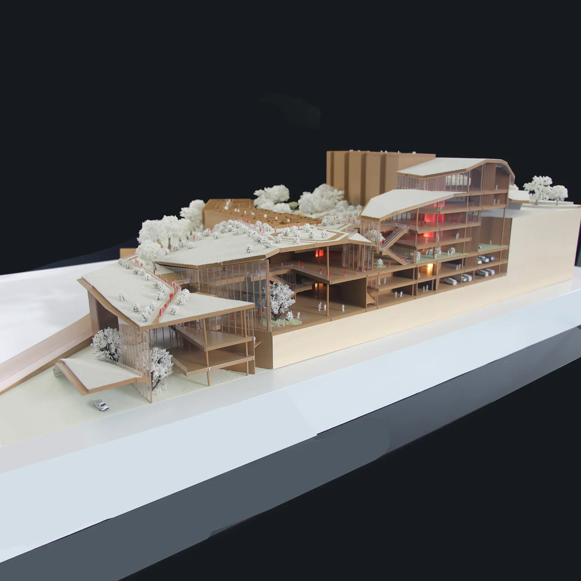 3D Architecture Plans Models for Real Estate Sales Handmade architectural model building