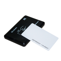 Lector de escritorio USB inalámbrico Em4100 Em4200 de alta calidad 125Khz Lector RFID de baja frecuencia 125kHz