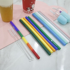 20% Off BPA Miễn Phí Tái Sử Dụng 25Cm Có Thể Gập Lại Silicone Ống Hút Dày 10Mm Dia Cho Thanh Phụ Kiện Cà Phê & Uống-3 Mảnh Bộ - Product Image 4
