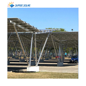 Abri solaire de haute qualité adapté avec panneaux solaires et structure de montage en aluminium - Product Image 5
