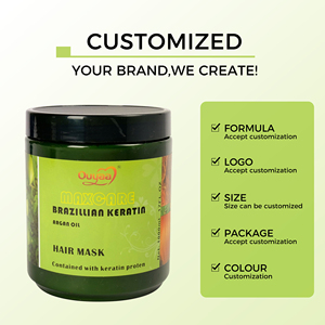 Crema <span class=keywords><strong>alla</strong></span> <span class=keywords><strong>Cheratina</strong></span> con Olio di Argan Brasiliano 1000ml, <span class=keywords><strong>Trattamento</strong></span> Nutriente Anti-Forfora Senza Risciacquo <span class=keywords><strong>per</strong></span> <span class=keywords><strong>Capelli</strong></span> Danneggiati, Alta Qualità Biologica - Product Image 3