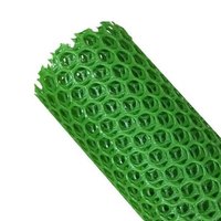 En stock PEHD PP PE coloré durable en plastique grillage net en plastique plat filet pour poulet volaille poulet ferme clôture
