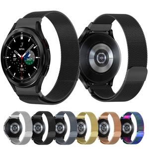 <span class=keywords><strong>Bracelet</strong></span> <span class=keywords><strong>milanais</strong></span> en métal pour Samsung <span class=keywords><strong>Galaxy</strong></span> <span class=keywords><strong>Watch</strong></span> 6 <span class=keywords><strong>Bracelet</strong></span> homme et femme pour <span class=keywords><strong>Galaxy</strong></span> 6 5 <span class=keywords><strong>4</strong></span> Bracelets de montre en acier à mailles - Product Image 1