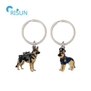 Chiot de compagnie personnalisé K9 berger <span class=keywords><strong>allemand</strong></span> berger chien alsacien Llavero porte-clés porte-clés porte-clés personnalisé berger <span class=keywords><strong>allemand</strong></span> porte-clés - Product Image 3
