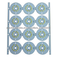 Conception de circuits imprimés LED haute puissance personnalisés pour l'éclairage extérieur, options 12V/24V, marque R2T et certifiées RoHS, dissipation thermique élevée