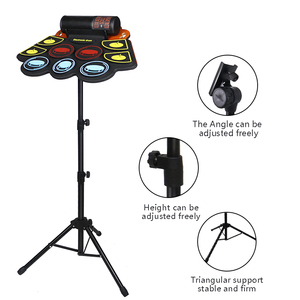 Kit de Batería Enrollable de Mano, 9 Pads de Silicona, Batería Electrónica Multicolor <span class=keywords><strong>para</strong></span> Niños Principiantes - Product Image 3