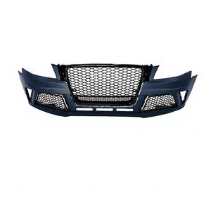 กระจังหน้าทรงรังผึ้งสีดำเงา RS4 สำหรับกันชนหน้า รุ่นปี 08-12 Audi A4 B8 ชุดแต่งแบบคลิปออนคุณภาพสูง |   อัปเกรด S4 PNB 6 เดือน - Product Image 1