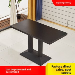 Juego de Mesa y Sillas de Comedor de Estilo Chino Multifuncional, con Superficie de Mármol Artificial, Capacidad para 3-4 Personas, Uso Comercial - Product Image 3