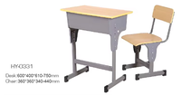 Ensemble bureau et chaise réglables en hauteur pour étudiants, mobilier scolaire pour salle de classe