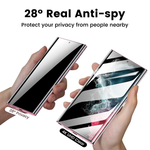 Protecteur D'écran En TPU Anti-espion 3D Pour <span class=keywords><strong>Samsung</strong></span> <span class=keywords><strong>Galaxy</strong></span> S24 <span class=keywords><strong>Ultra</strong></span> S23FE <span class=keywords><strong>S22</strong></span> Plus S21 Avec Utilisation De La Caméra - Product Image 3