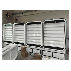 Magasin de téléphonie mobile présentoir de vente au détail comptoir table accessoires de téléphone portable présentoir de magasin présentoir de boîtier de téléphone portable recto-verso - Product Image 1