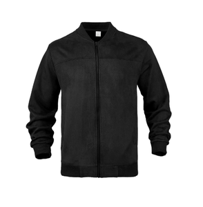 Chaqueta de Gamuza para Hombre de Alta Calidad con Cierre, Logotipo Personalizado, Resistente al Frío y al Viento - Product Image 3
