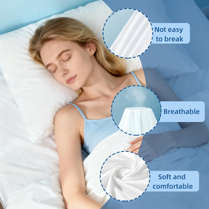 Conjunto de Roupa de Cama Descartável Ecológico de Viscose Não Tecida com Estampa de Desenho Animado, Substituição de Roupa de Cama para Hotel, Impermeável, 3 ou 4 Peças - Product Image 4