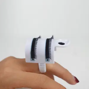 Smart Lijm Ring O Disk Wimpers Make Tool Lash Houder Ring Met Lijm Plaat Voor Wimper Extension U Band Lash houder