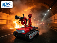 Robot de lutte contre les incendies industriel pour environnements dangereux |   41 Climb |   Obstacle de 320 mm |   Refroidissement par pulvérisation automatique