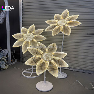 LEDA LED Floral <b>Light</b> Display Artistic Decorative Standing <b>Flower</b> Lamp for Wedding Birthday Events Party Decoration - Product Image 5