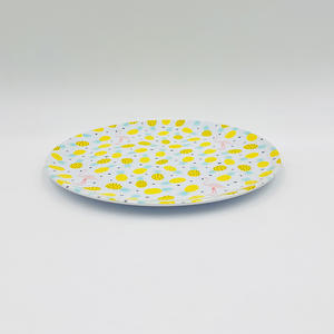 Platos de Melamina de 8 Pulgadas con Diseño de Piña y Flamenco, Estilo Verano Tropical, para Aperitivos y Bocadillos en Fiestas - Product Image 2