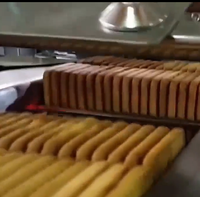 KEYFOOD Ligne d'emballage Biscuit Chocolat Bonbons Biscuits Film Plastique Pliage d'angle Machine d'emballage