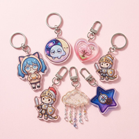 Llavero de Acrílico con Forma Creativa Personalizada, Clip de Mosquetón, Impresión UV, Charm de Acrílico Transparente, Regalo Personalizado