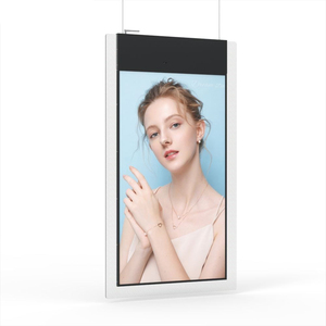 Độ sáng cao hai mặt treo màn hình <span class=keywords><strong>LCD</strong></span> signage cửa hàng bán lẻ quảng cáo khuyến mãi cửa sổ phải đối mặt với hiển thị - Product Image 4