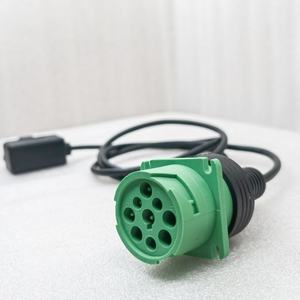 3FT J1939 Typ 2 Buchse mit 4 Steckeranschlüssen OBD2 Rechtwinkliges Steckerkabel PVC Kupferkern Praktische Diagnoseverkabelung - Product Image 2