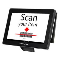 Pemeriksa Harga Terminal Sistem Pos Android Layar Sentuh 10 Inci untuk Shopic A Smart Cart