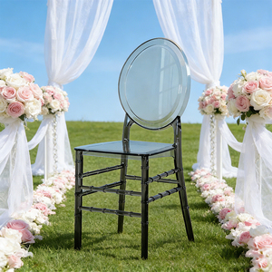 Venta al <span class=keywords><strong>por</strong></span> mayor sin brazos Hotel Party Dining Party Transparente Crystal Clear Acrylic Ghost Chair para bodas - Product Image 5