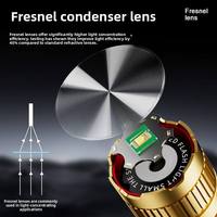 Lampe torche multifonctionnelle zoomable, lumière puissante pour l'extérieur, camping, longue autonomie, laser blanc haute puissance, longue portée