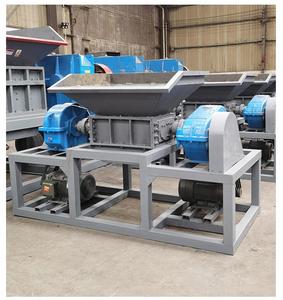 Machine de déchiquetage de double arbre de recyclage de textile industriel pour le plastique - Product Image 4