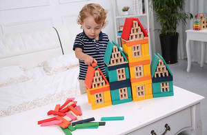 Đồ Chơi Gậy Pop Xây Dựng Bằng Gỗ Khối Xây Dựng Đồ Chơi Xếp Chồng Cho Bé - Product Image 3