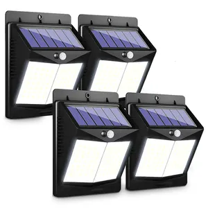 Luz solar de led com sensor de movimento, venda quente 2020 luzes de sensor de movimento para áreas externas