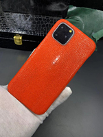Coques de Téléphone Portable en Galuchat Design sur Mesure, Vente en Gros pour iPhone Séries 11 12 13 14 et Apple 15 Pro