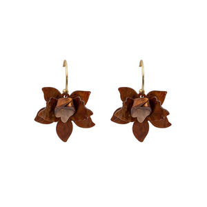 Pendientes exagerados de flores acrílicas de moda para joyería al por mayor N251007 - Product Image 4