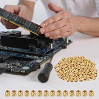 Kit d'inserts moletés carrés en laiton, filetage droit, classe 8, pour projets d'impression 3D