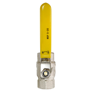 วาล์วบอลทองเหลืองสำหรับแก๊ส ขนาด 1/4"-2" (DN15 ถึง DN40) PN16 พร้อมด้ามจับยาวสีเหลือง ได้รับการรับรองมาตรฐาน CE - Product Image 3