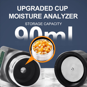 เครื่องวัดความชื้นเมล็ดพืชแบบพกพา 20 ชนิด แบบถ้วย สำหรับวัดความชื้นข้าวสาลี ข้าวโพด กาแฟ สำหรับเกษตรกรและผู้แปรรูปอาหาร - Product Image 5