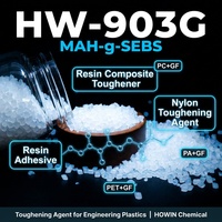 Additif plastique SEBS-G-GMA, élastomère SEBS fonctionnelisé à l'anhydride maléique, compatibilisant pour alliages polyoléfiens PA PPO