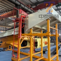 Trommel mobile flexible pour l'extraction d'or alluvionnaire avec criblage à tambour rotatif pour divers types de minerai, haute capacité, en stock