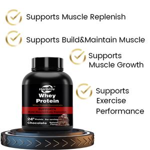 Ventes chaudes OEM / ODM, poudre de protéines de lactosérum personnalisée (saveur chocolat) pour adultes, non destinée aux adolescents, aux enfants ou aux femmes enceintes - Product Image 3