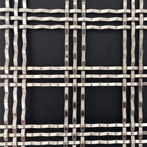 Phẳng Ribbon dệt dây lưới: thép không gỉ hình dạng khác nhau và màu sắc có sẵn lưới kim loại cho trần - Product Image 4