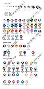 Прямая Продажа с завода Yantuo, стразы для топаза SS6/SS8/SS20, оптом, стразы для футболок, стразы для горячей фиксации, стекло, плоская задняя часть, гарантия торговли 14 - Product Image 6