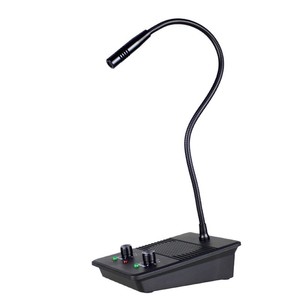Altavoz de intercomunicación con cable y conector de 3,5 mm para sistema de comunicación en mostradores de bancos, hospitales, estaciones y ventanas de boletos - Product Image 4